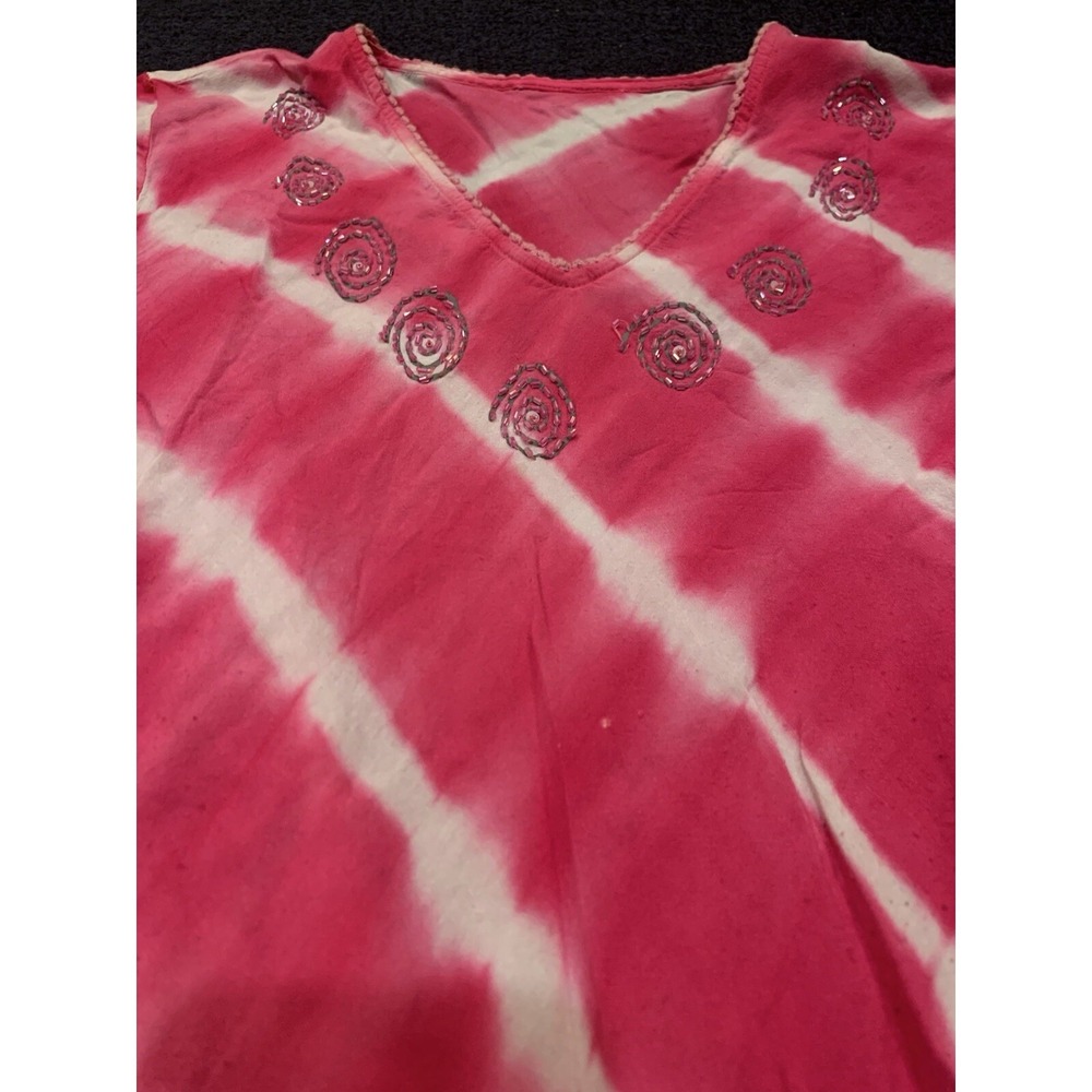 Pink Tie Dye Dress Women's Size Small - Picture 3 of 5